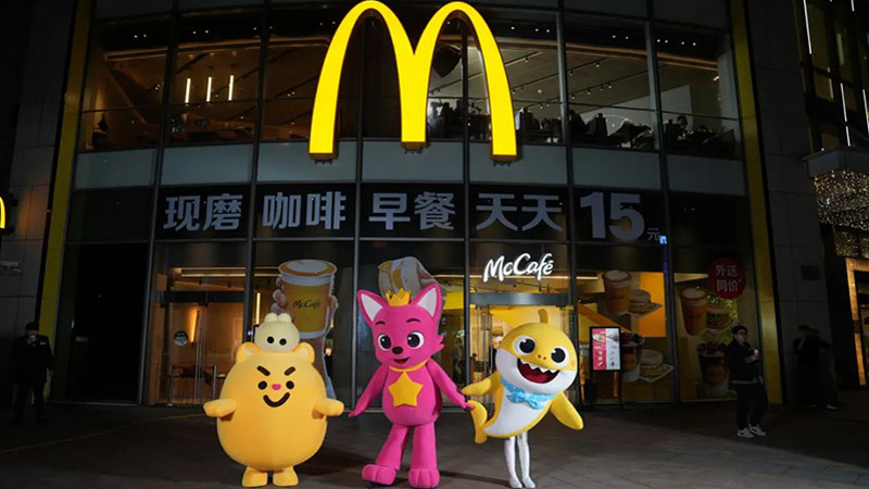 碰碰狐、鲨鱼宝宝、黏黏猫携手麦当劳中国打造独特消费体验