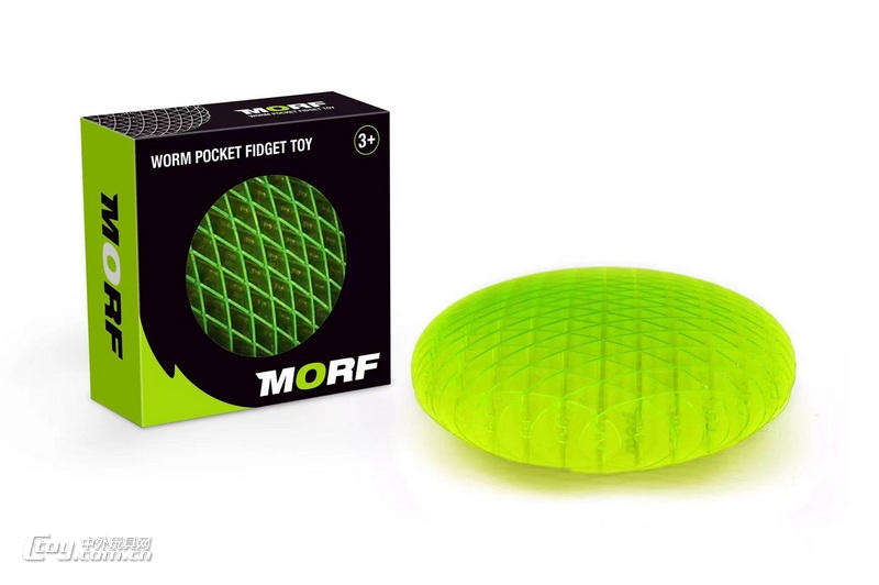 新款益智TIKTOK蠕虫Morf圆形减压玩具