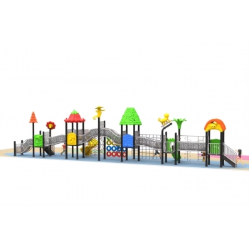 郑州儿童滑梯钻笼组合户外儿童大型玩具滑梯组合厂家定制