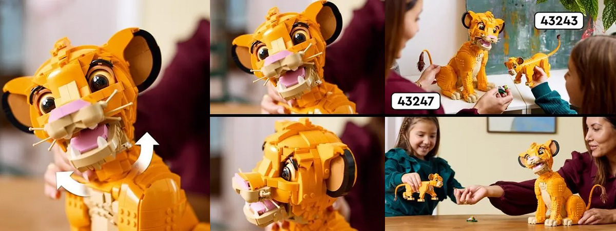 乐高迪士尼18+套装43247狮子王辛巴图片曝光……