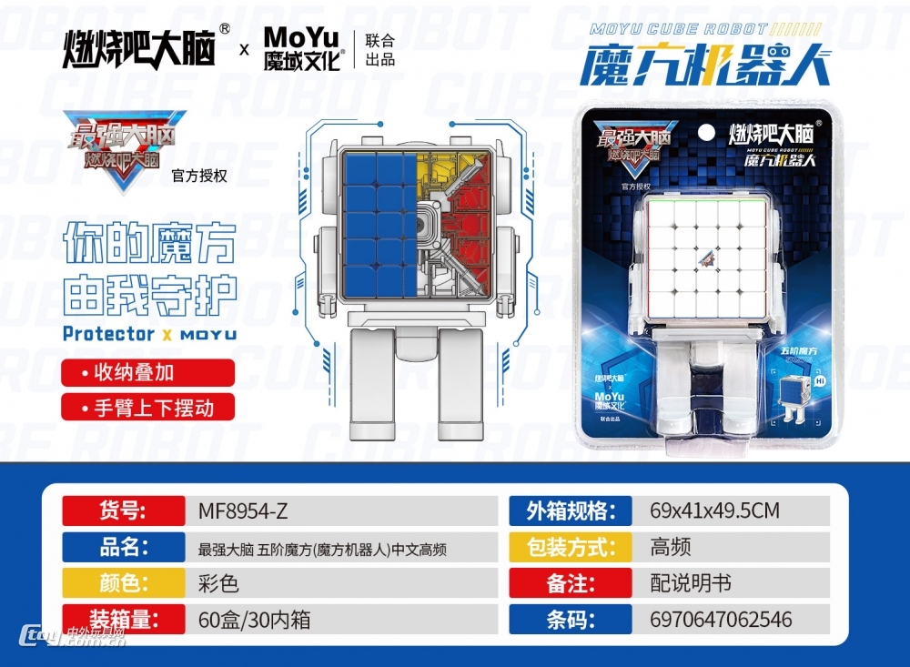 最强大脑 五阶魔方(魔方机器人)中文高频