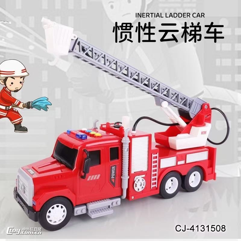 1：14惯性云梯车（四建带灯光声音）