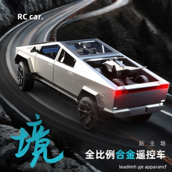 2025JJRC新品模型車(chē)特斯拉全比例合金遙控仿真車(chē)