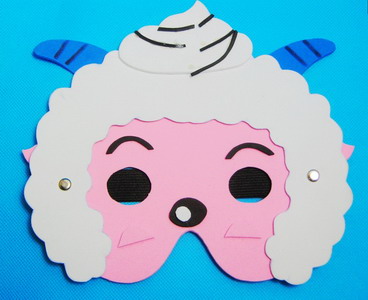 供应eva喜羊羊面具7款混装jf22758