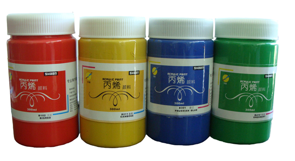 丙烯颜料图片