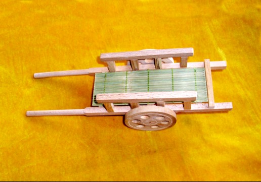 微型农具-木制排车