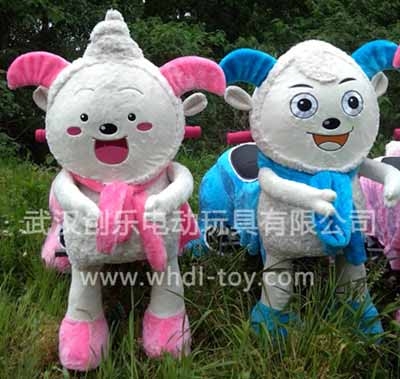 懒羊羊毛绒车_供应产品_武汉创乐电动玩具有限公司